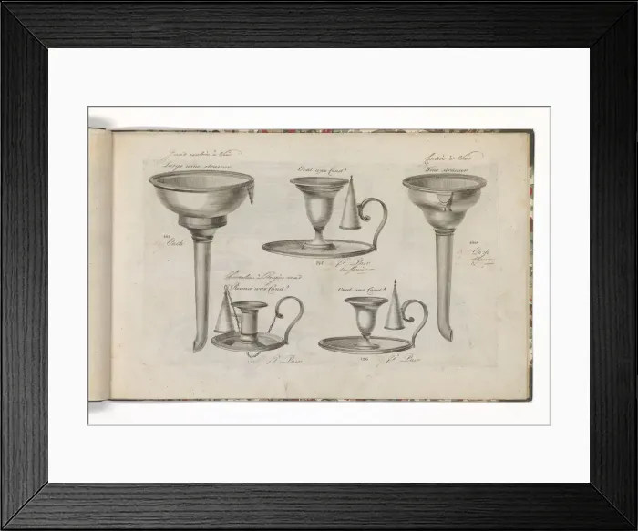 Framed Print : Page from a catalogue of domestic silverware Framed Print : Page from a catalogue of domestic silverware