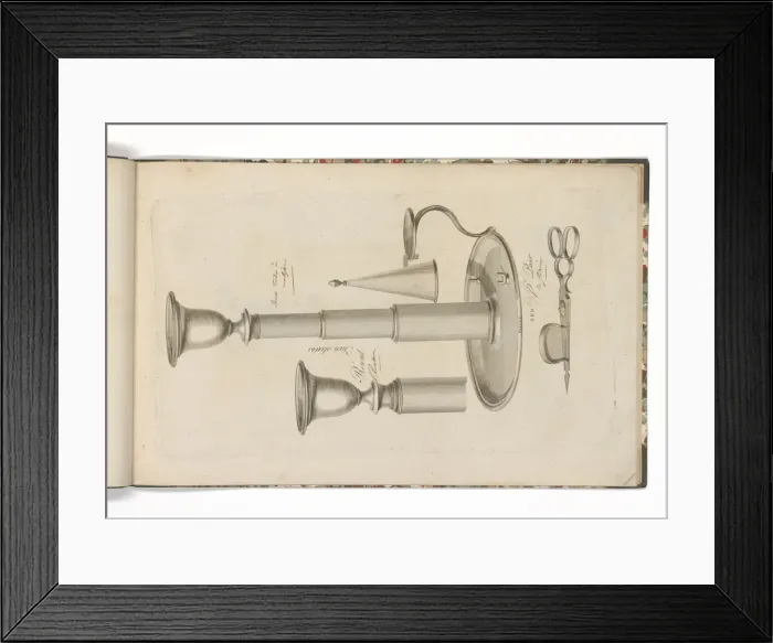 Framed Print : Page from a catalogue of domestic silverware Framed Print : Page from a catalogue of domestic silverware