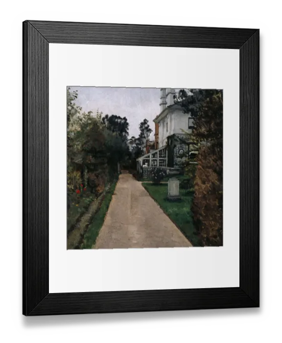 Framed Print : View of the garden at 17 Grove End Road Framed Print : View of the garden at 17 Grove End Road