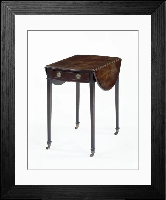 Framed Print : Pembroke table Framed Print : Pembroke table