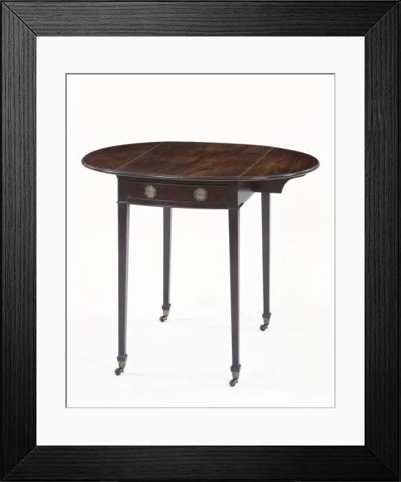 Framed Print : Pembroke table Framed Print : Pembroke table