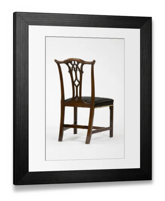 Framed Print : Mahogany side chair Framed Print : Mahogany side chair