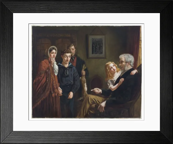 Framed Print : The Lion and the Mouse: Sweet Mercy is Nobilitys True Badge Framed Print : The Lion and the Mouse: Sweet Mercy is Nobilitys True Badge