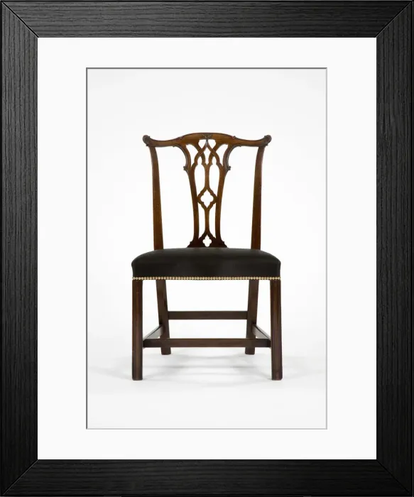Framed Print : Mahogany side chair Framed Print : Mahogany side chair