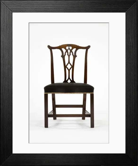 Framed Print : Mahogany side chair Framed Print : Mahogany side chair