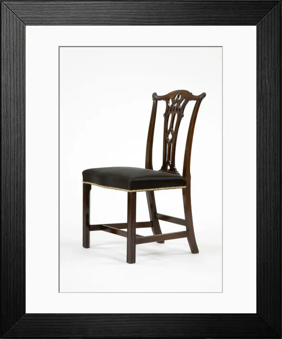 Framed Print : Mahogany side chair Framed Print : Mahogany side chair