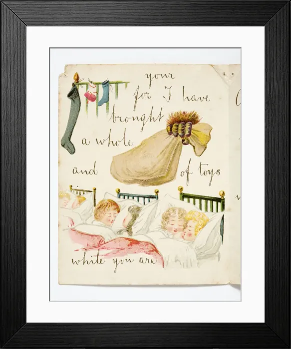 Framed Print : Christmas card Framed Print : Christmas card
