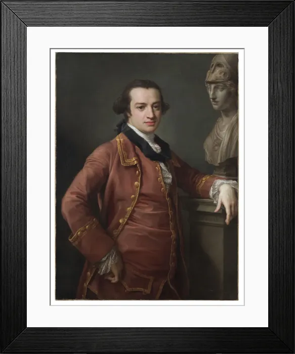 Framed Print : Portrait of John Monck Framed Print : Portrait of John Monck