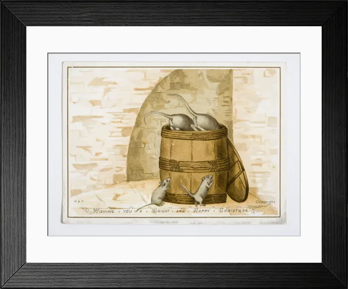 Framed Print : Christmas card Framed Print : Christmas card