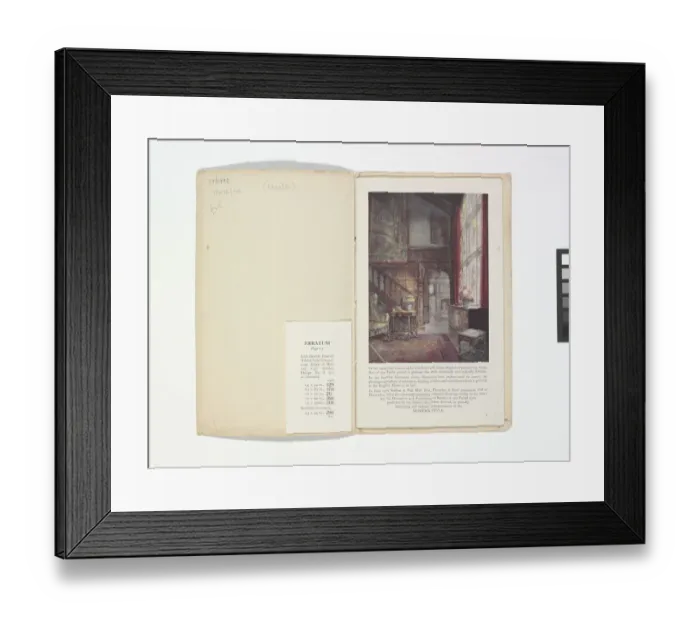Framed Print : Pages from Hamptons catalogue, c. 1929-1930 Framed Print : Pages from Hamptons catalogue, c. 1929-1930