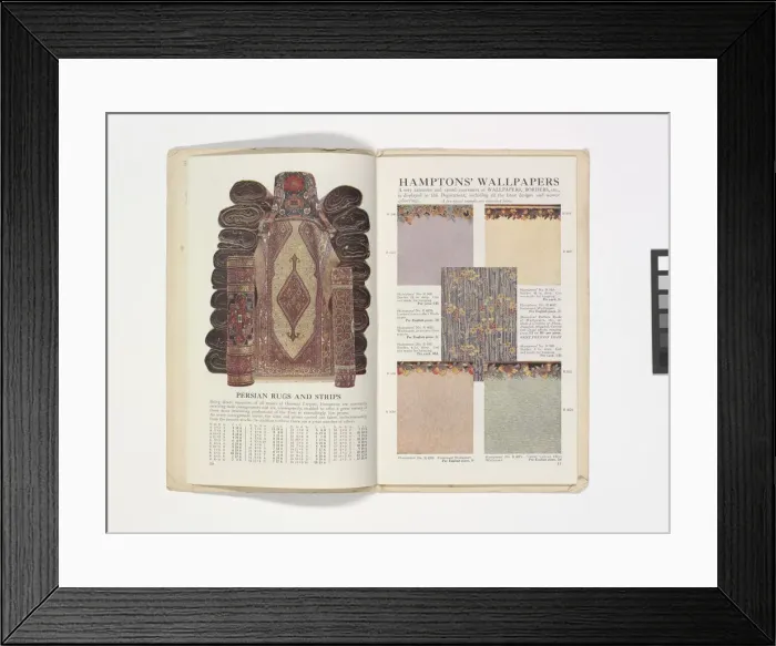 Framed Print : Pages from Hamptons catalogue, c. 1929-1930 Framed Print : Pages from Hamptons catalogue, c. 1929-1930