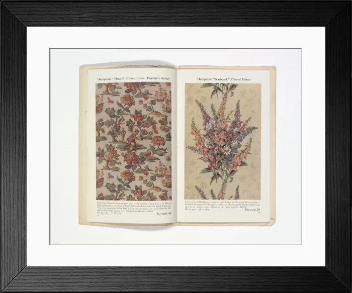 Framed Print : Pages from Hamptons catalogue, c. 1929-1930 Framed Print : Pages from Hamptons catalogue, c. 1929-1930