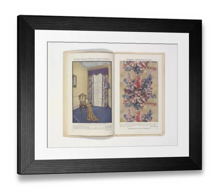 Framed Print : Pages from Hamptons catalogue, c. 1929-1930