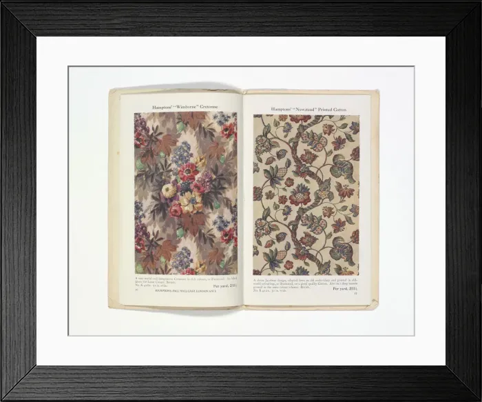 Framed Print : Pages from Hamptons catalogue, c. 1929-1930 Framed Print : Pages from Hamptons catalogue, c. 1929-1930