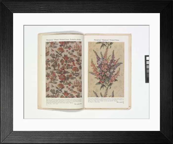 Framed Print : Pages from Hamptons catalogue, c. 1929-1930 Framed Print : Pages from Hamptons catalogue, c. 1929-1930
