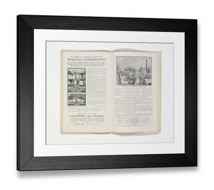 Framed Print : Pages from Hamptons catalogue, c. 1929-1930