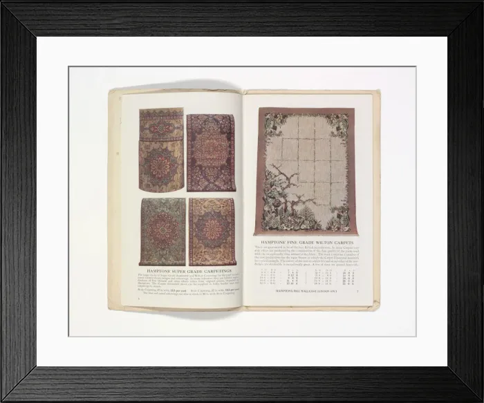 Framed Print : Pages from Hamptons catalogue, c. 1929-1930 Framed Print : Pages from Hamptons catalogue, c. 1929-1930