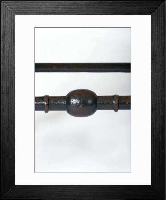 Framed Print : Spindle-back armchair, detail Framed Print : Spindle-back armchair, detail