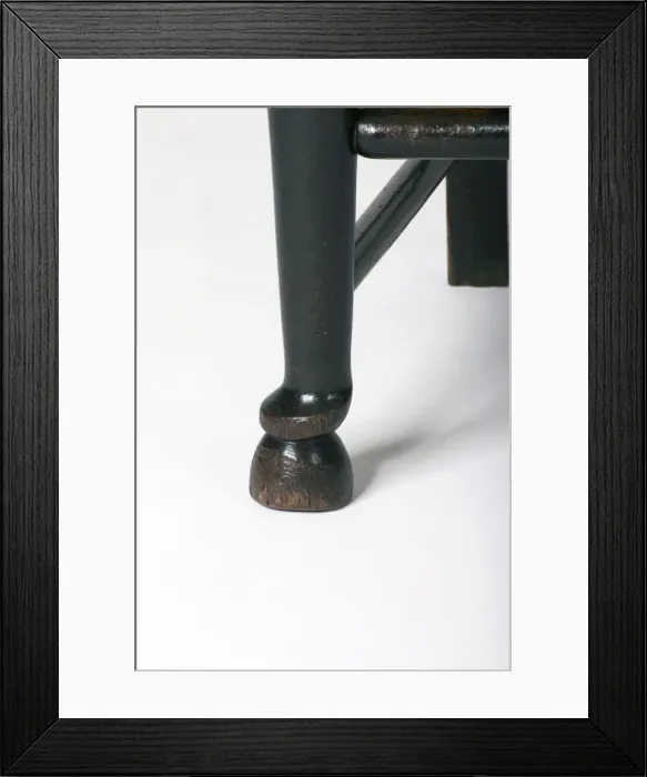 Framed Print : Spindle-back armchair, detail Framed Print : Spindle-back armchair, detail