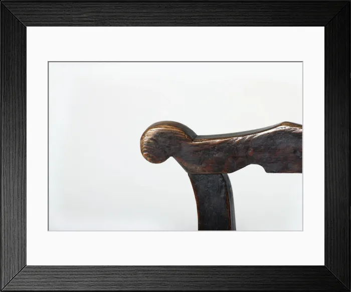 Framed Print : Spindle-back armchair, detail Framed Print : Spindle-back armchair, detail