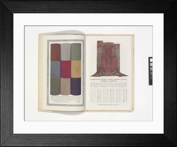 Framed Print : Pages from Hamptons catalogue, c. 1929-1930 Framed Print : Pages from Hamptons catalogue, c. 1929-1930