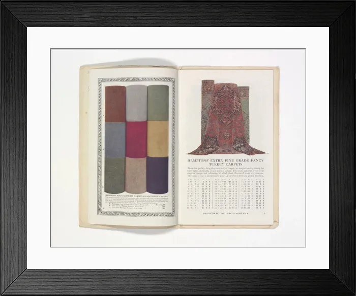 Framed Print : Pages from Hamptons catalogue, c. 1929-1930 Framed Print : Pages from Hamptons catalogue, c. 1929-1930