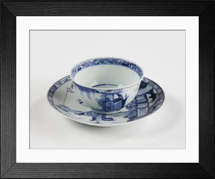Framed Print : Tea bowl and saucer Framed Print : Tea bowl and saucer