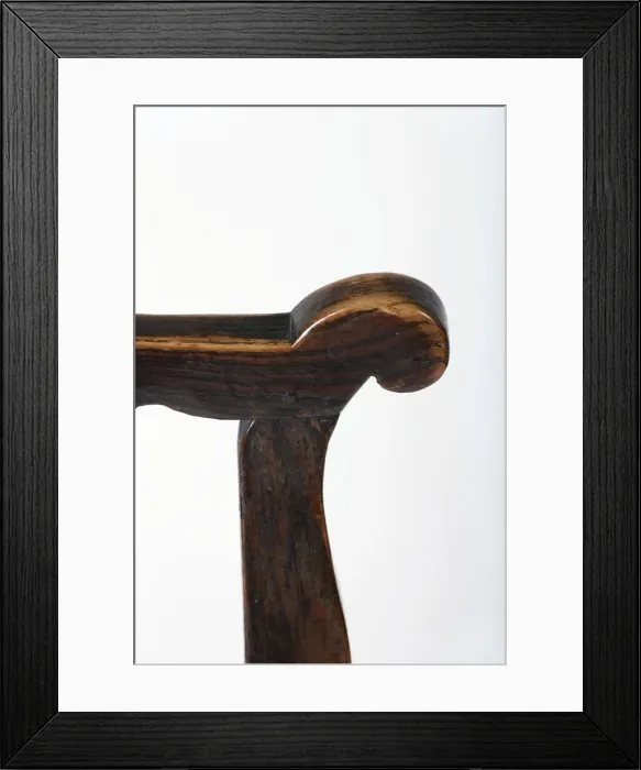 Framed Print : Spindle-back armchair, detail Framed Print : Spindle-back armchair, detail