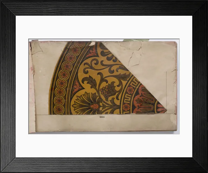Framed Print : Page from a wallpaper sample book Framed Print : Page from a wallpaper sample book