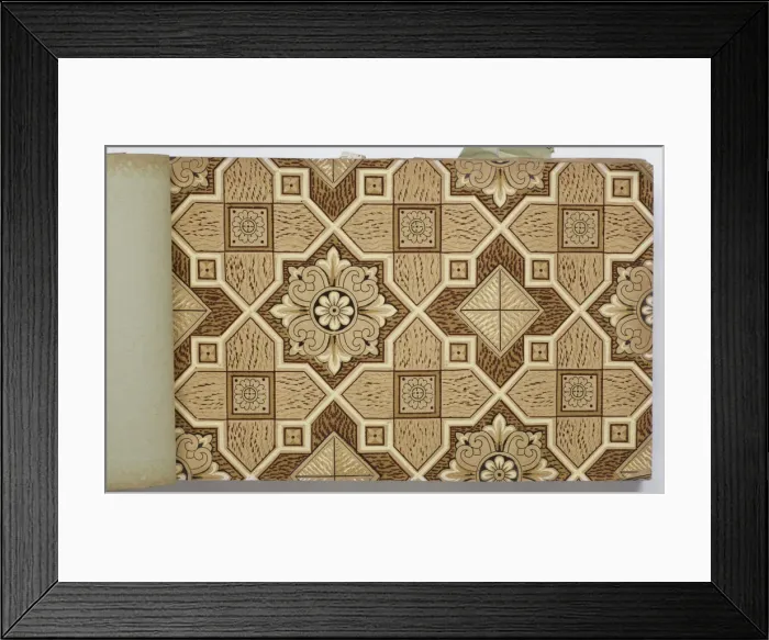 Framed Print : Page from a wallpaper sample book Framed Print : Page from a wallpaper sample book