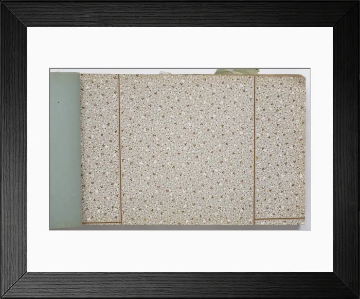 Framed Print : Page from a wallpaper sample book Framed Print : Page from a wallpaper sample book