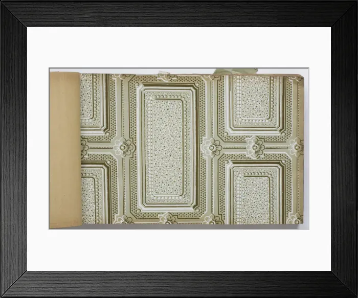 Framed Print : Page from a wallpaper sample book Framed Print : Page from a wallpaper sample book