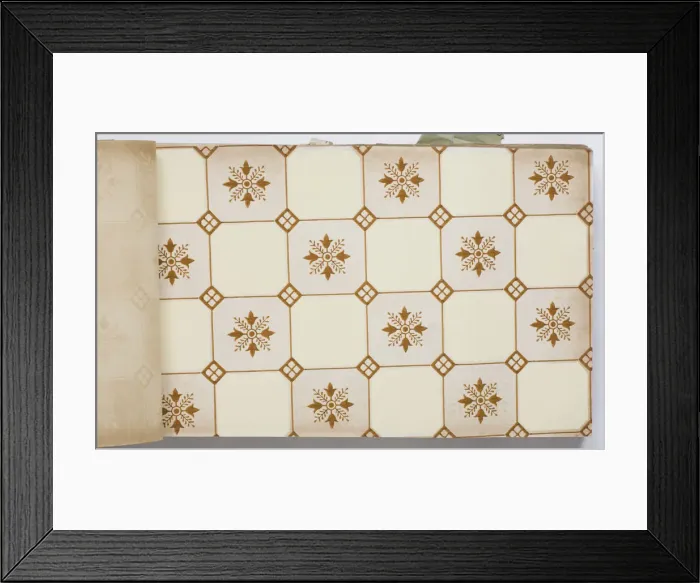 Framed Print : Page from a wallpaper sample book Framed Print : Page from a wallpaper sample book