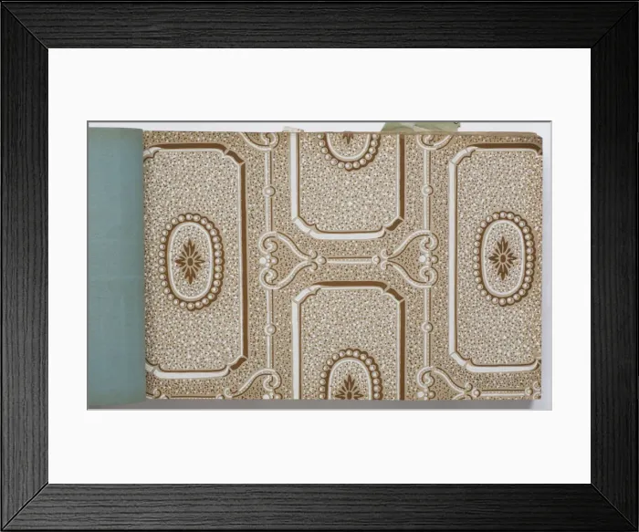 Framed Print : Page from a wallpaper sample book Framed Print : Page from a wallpaper sample book