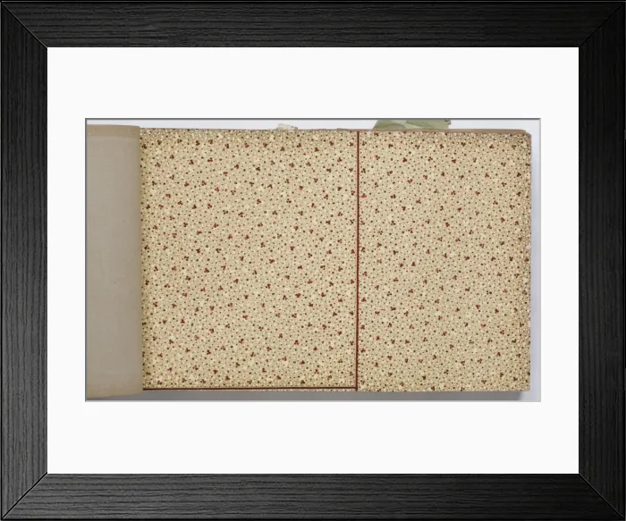 Framed Print : Page from a wallpaper sample book Framed Print : Page from a wallpaper sample book