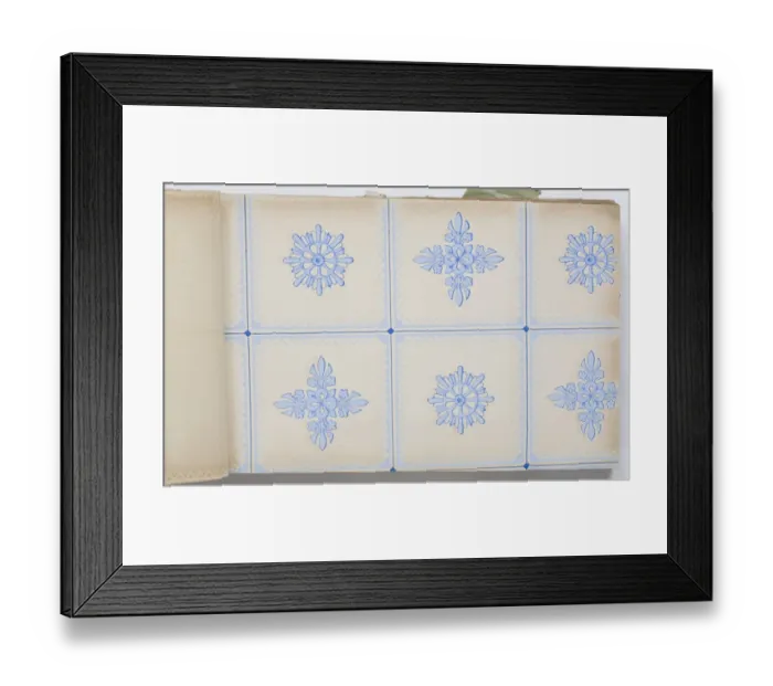 Framed Print : Page from a wallpaper sample book Framed Print : Page from a wallpaper sample book