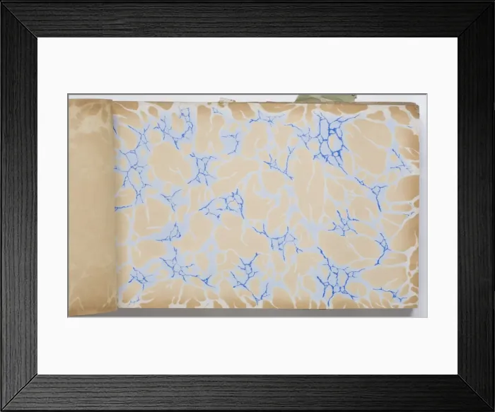 Framed Print : Page from a wallpaper sample book Framed Print : Page from a wallpaper sample book