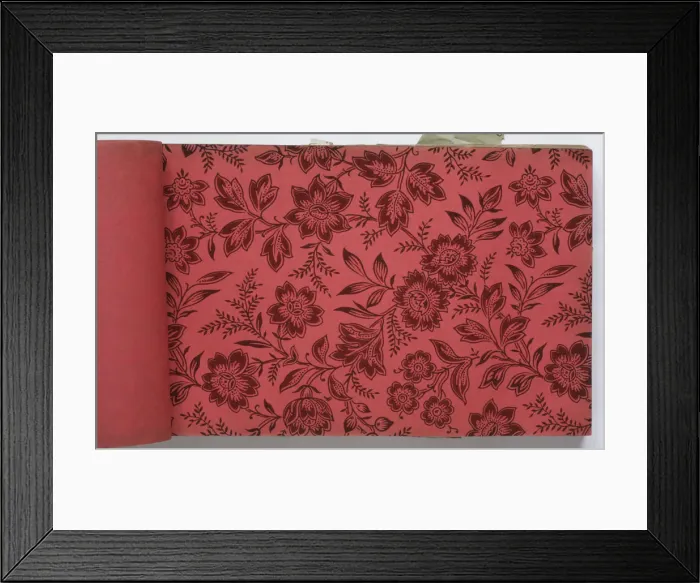 Framed Print : Page from a wallpaper sample book Framed Print : Page from a wallpaper sample book