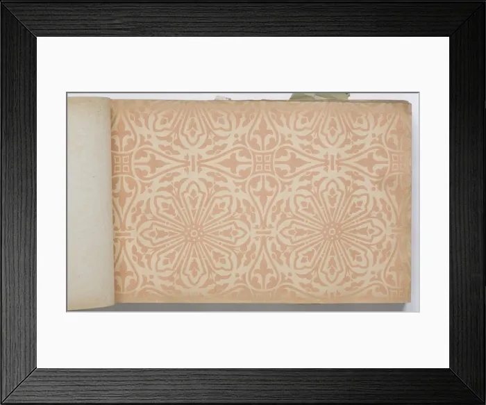 Framed Print : Page from a wallpaper sample book Framed Print : Page from a wallpaper sample book