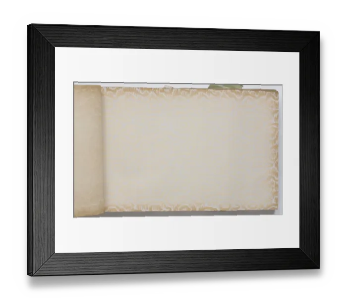 Framed Print : Page from a wallpaper sample book Framed Print : Page from a wallpaper sample book