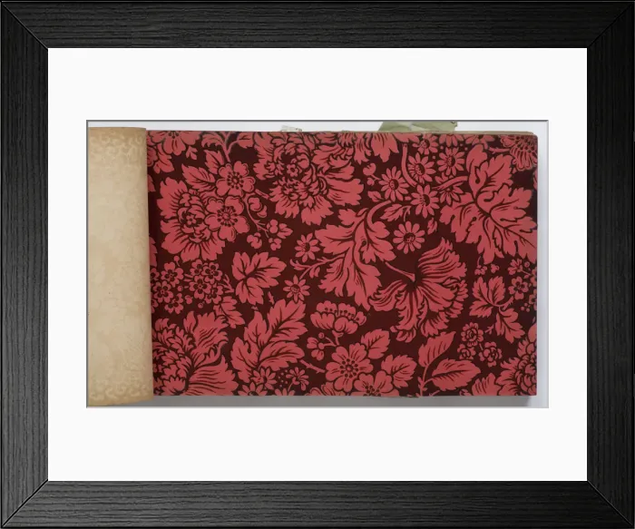 Framed Print : Page from a wallpaper sample book Framed Print : Page from a wallpaper sample book