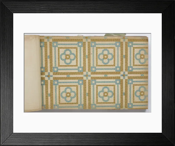 Framed Print : Page from a wallpaper sample book Framed Print : Page from a wallpaper sample book