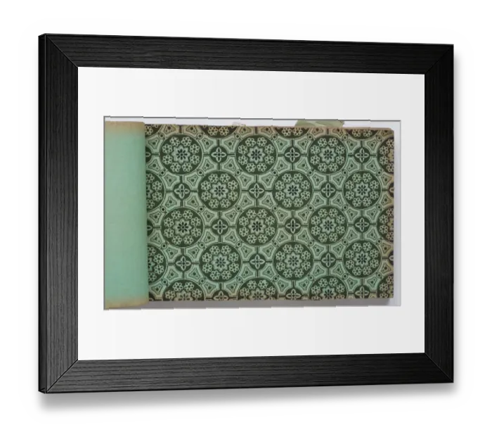 Framed Print : Page from a wallpaper sample book Framed Print : Page from a wallpaper sample book