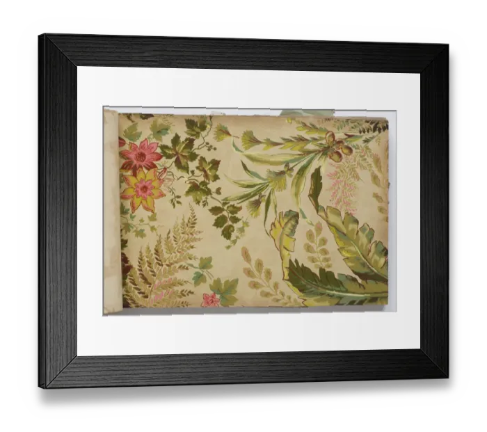 Framed Print : Page from a wallpaper sample book Framed Print : Page from a wallpaper sample book