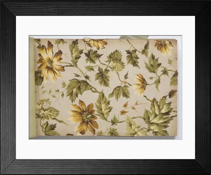 Framed Print : Page from a wallpaper sample book Framed Print : Page from a wallpaper sample book