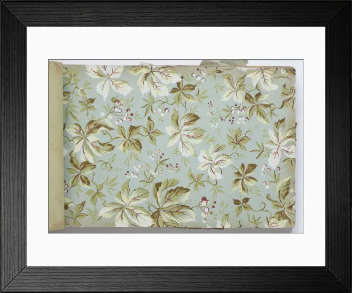 Framed Print : Page from a wallpaper sample book Framed Print : Page from a wallpaper sample book