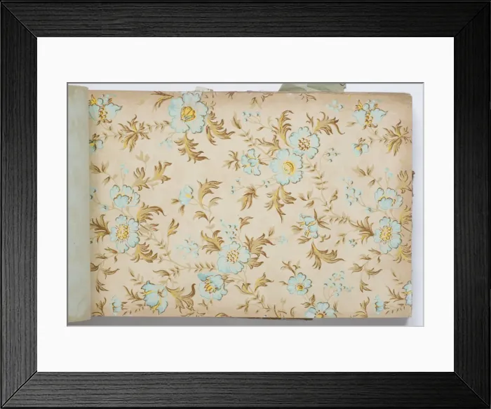 Framed Print : Page from a wallpaper sample book Framed Print : Page from a wallpaper sample book