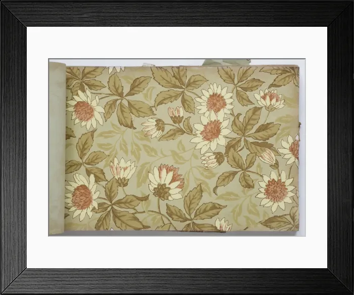 Framed Print : Page from a wallpaper sample book Framed Print : Page from a wallpaper sample book