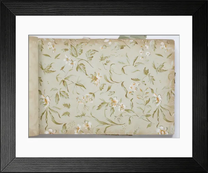 Framed Print : Page from a wallpaper sample book Framed Print : Page from a wallpaper sample book