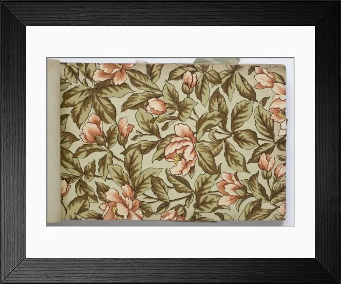 Framed Print : Page from a wallpaper sample book Framed Print : Page from a wallpaper sample book